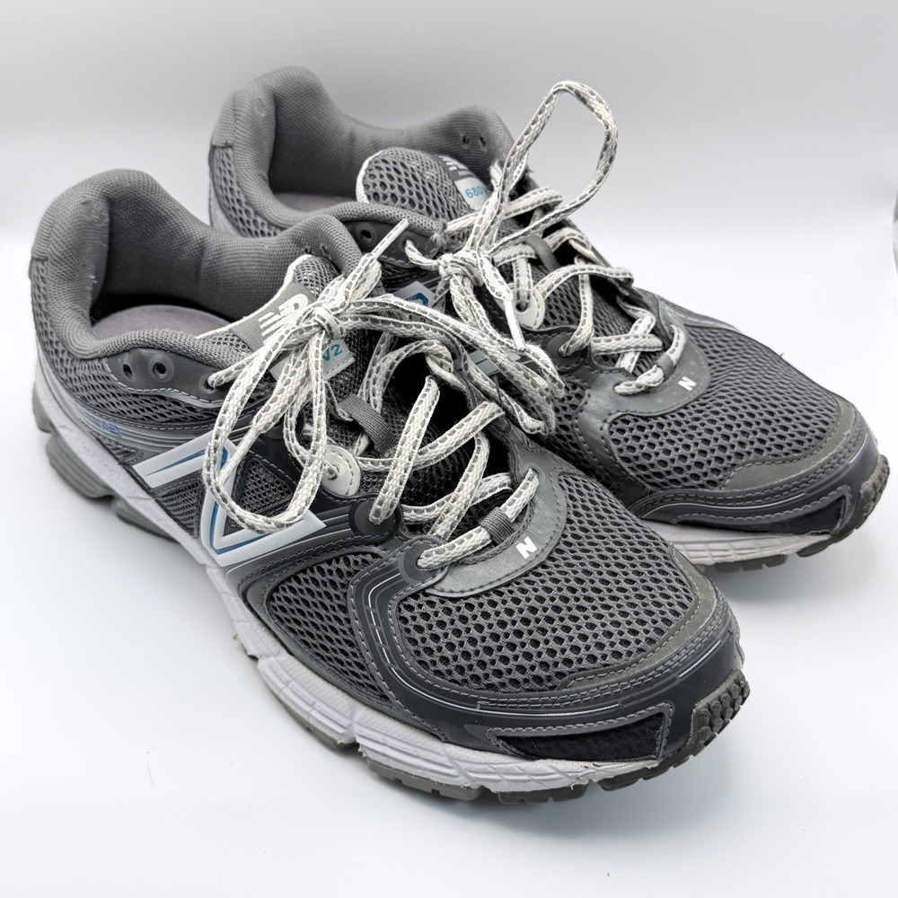 New Balance 680 V2 Women's 9.5 Running Shoes Gray Athletic